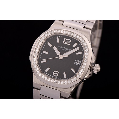 파텍필립 여성용 노틸러스-32 쿼츠 34mm 70111